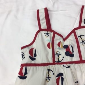 Hanna Andersson, sailboat dress, size 4 (100cm)